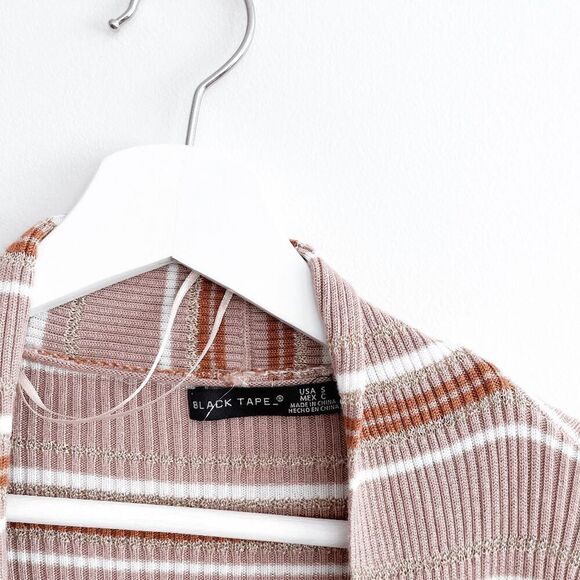 NWOT Black Tape Womens Striped Open Front Cardigan Sweater Multicolor Small - Picture 9 of 11